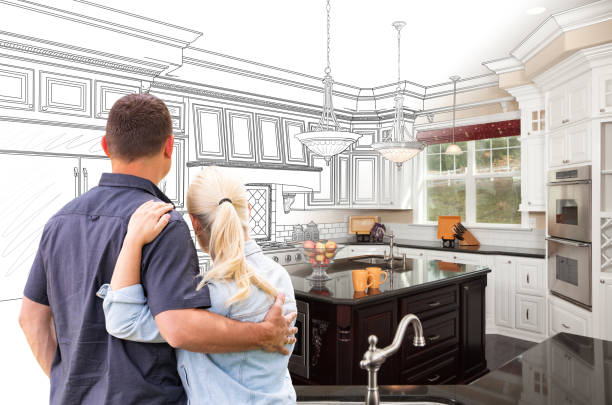 Professional Cabinet Installation technician working in Oaks, PA
